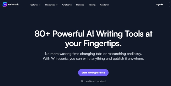 writersonic ai tool