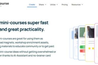 mini course generator ai tool