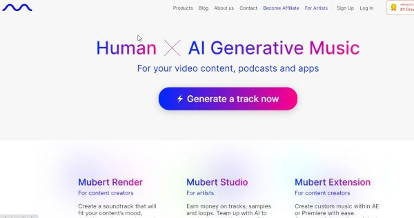 mubert ai tool
