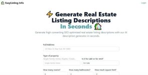 easylisting info ai tool easy listing ai tool